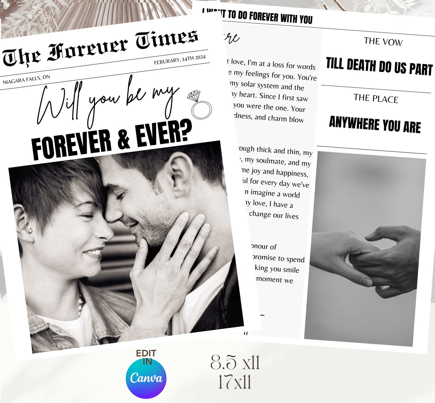 Proposal Newspaper template