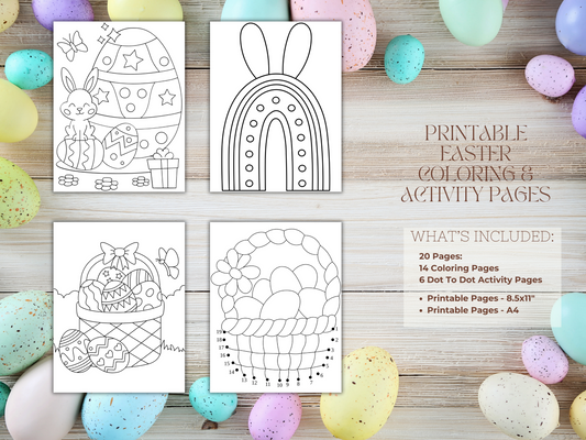 Easter Activity Pages (PRINTABLE)