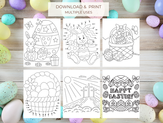 Easter Activity Pages (PRINTABLE)