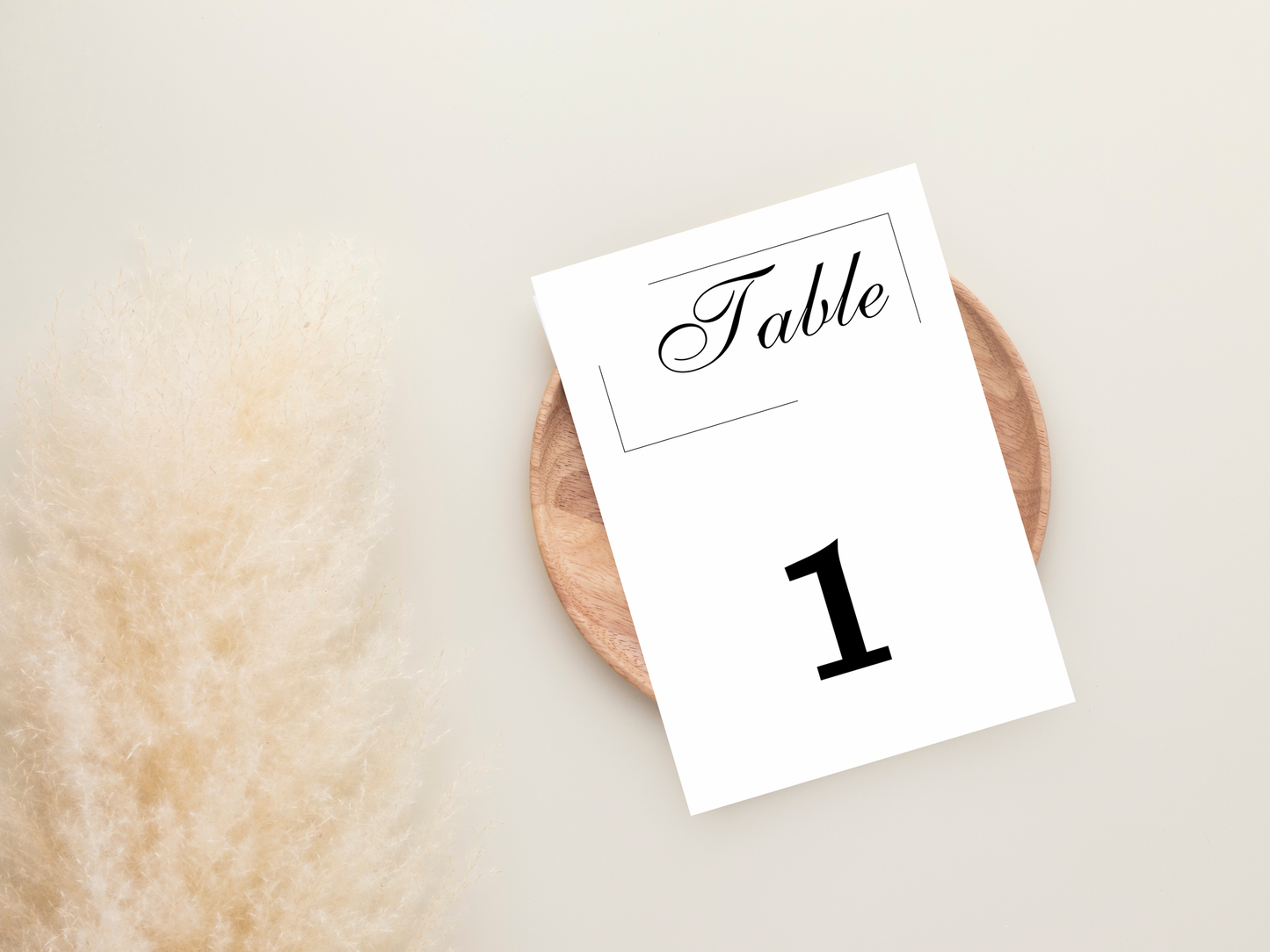 Modern Minimalist Seating Chart & table Number