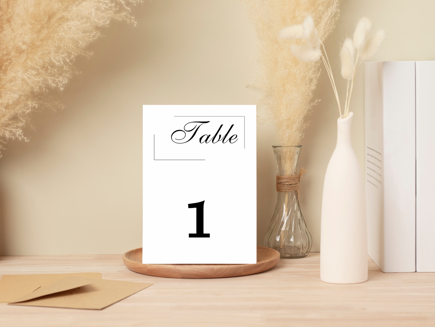 Modern Minimalist Seating Chart & table Number